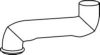 DINEX 80554 Exhaust Pipe